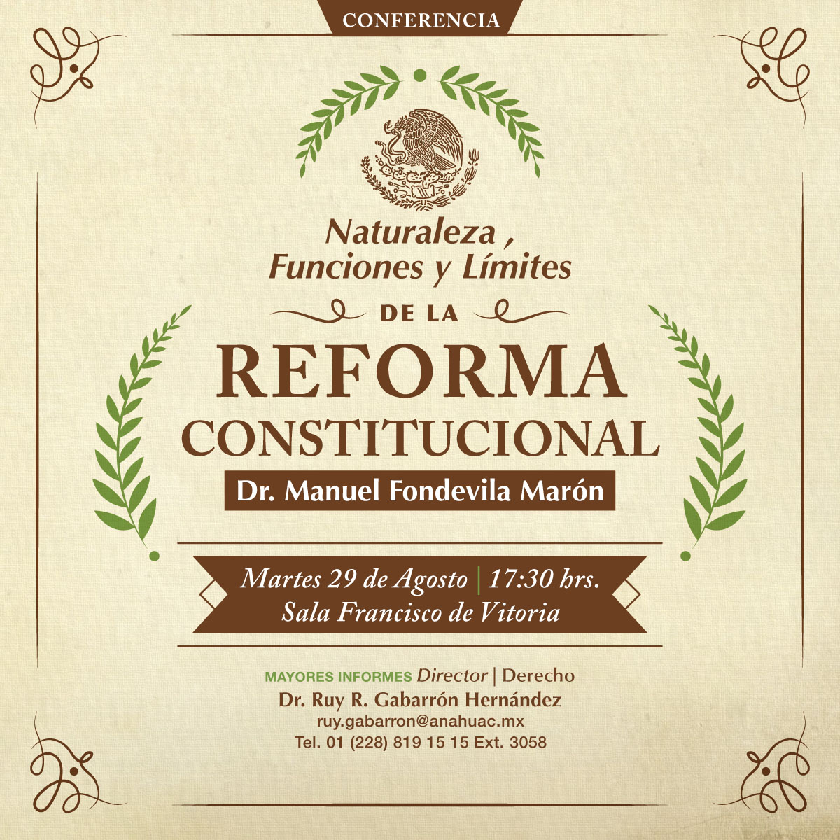 Naturaleza, Funciones y Límites de la Reforma Constitucional